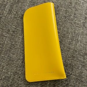 Minor History Looker Leather Glasses Case in Zest